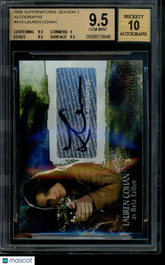 2008 Supernatural S3 Autograph Lauren Cohan as Bela Talbot Auto BGS 9.5/10